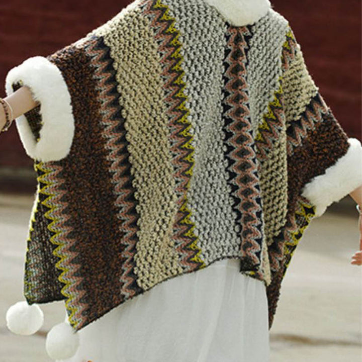 Mantón de rayas multicolor tibetano con Buddha Stones , bufanda de viaje acogedora para invierno - image 8