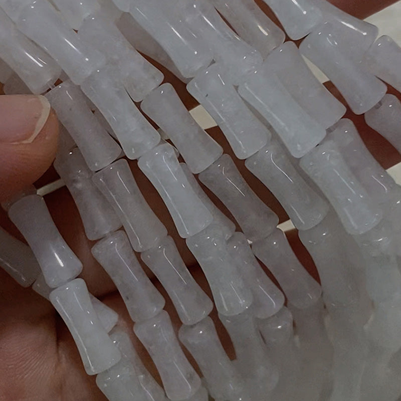 Pulsera de la suerte con diseño de bambú y peridoto de plata de ley 925 con Buddha Stones - image 7