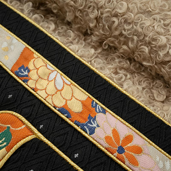 Ropa tibetana de Buddha Stones Lhasa, Top con forro polar, ropa de invierno para mujer - image 3