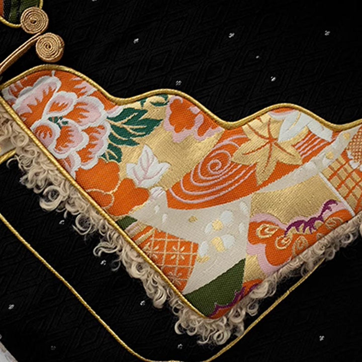 Ropa tibetana de Buddha Stones Lhasa, Top con forro polar, ropa de invierno para mujer - image 10