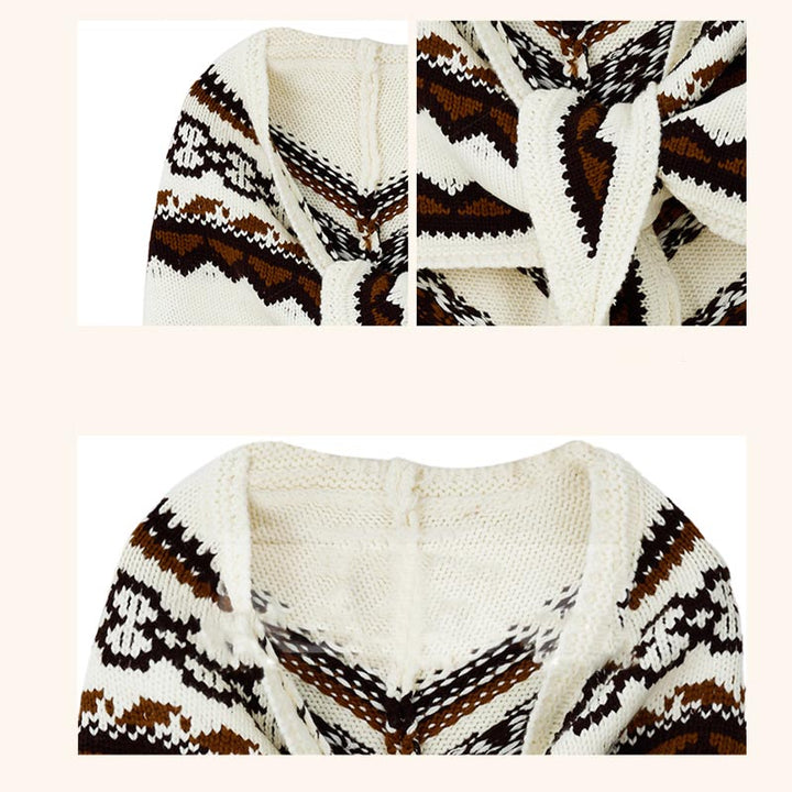 Mantón triangular tibetano con Buddha Stones, borlas a rayas, bufanda de viaje acogedora para invierno - image 11