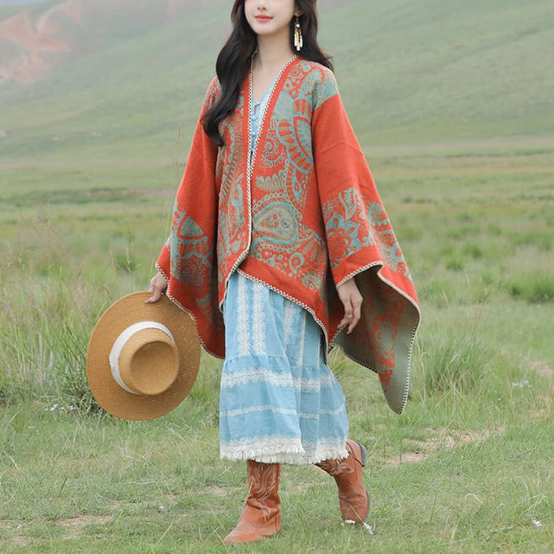 Mantón tibetano de piedras de Buddha Stones , patrón Simple, bufanda de viaje acogedora para invierno - image 17