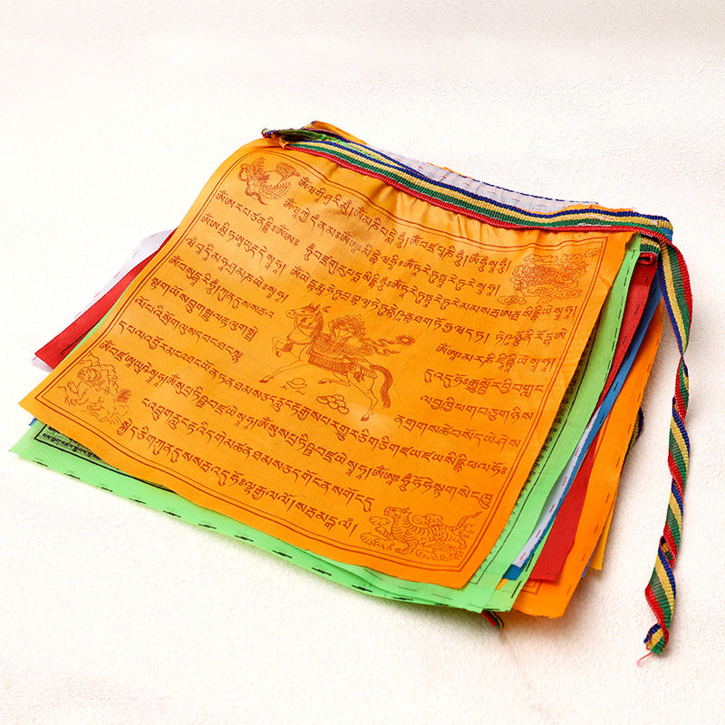 Buddha Stones Bandera de oración Windhorse para exteriores, duradera, 20 unidades - image 1