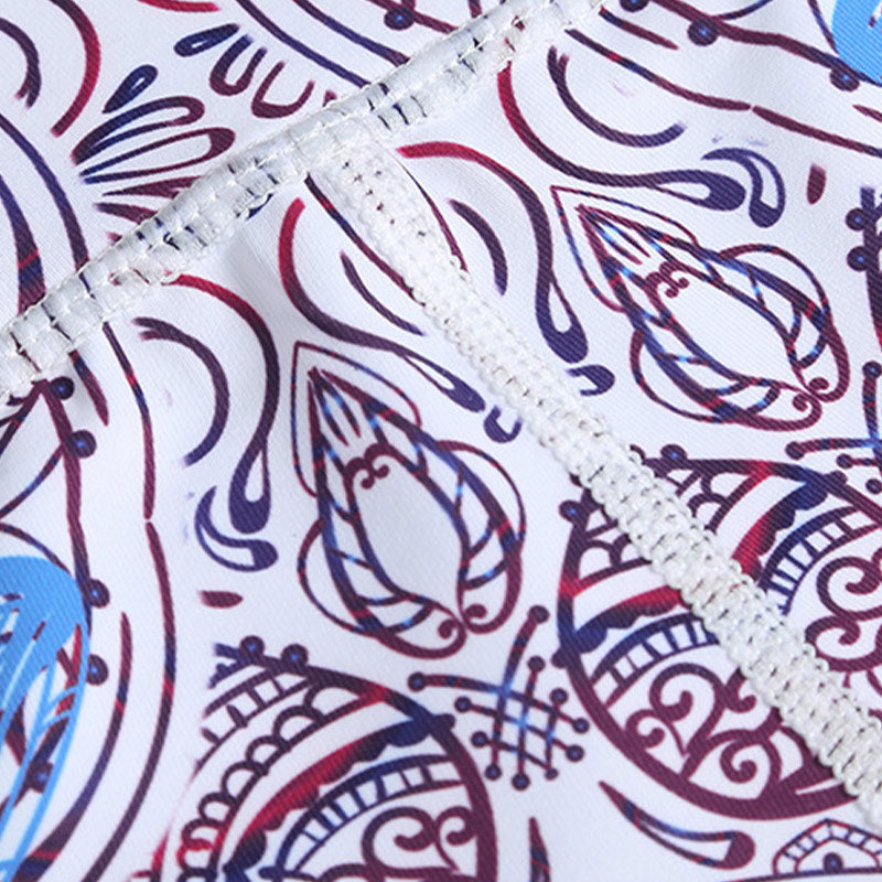 Buddha Stones Flores Hojas Pájaros Pantalones Deportes Fitness Yoga Leggings Mujer Yoga Pantalones - image 10