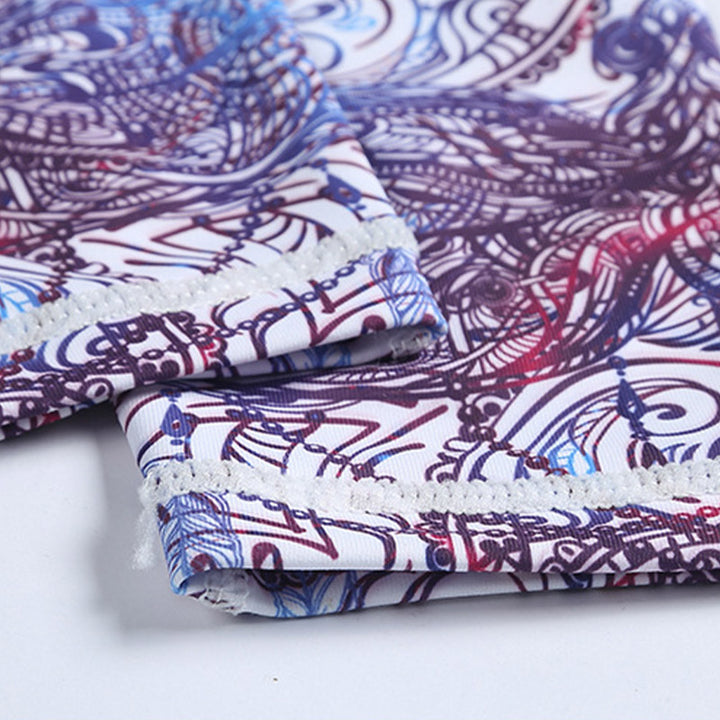 Buddha Stones Flores Hojas Pájaros Pantalones Deportes Fitness Yoga Leggings Mujer Yoga Pantalones - image 12