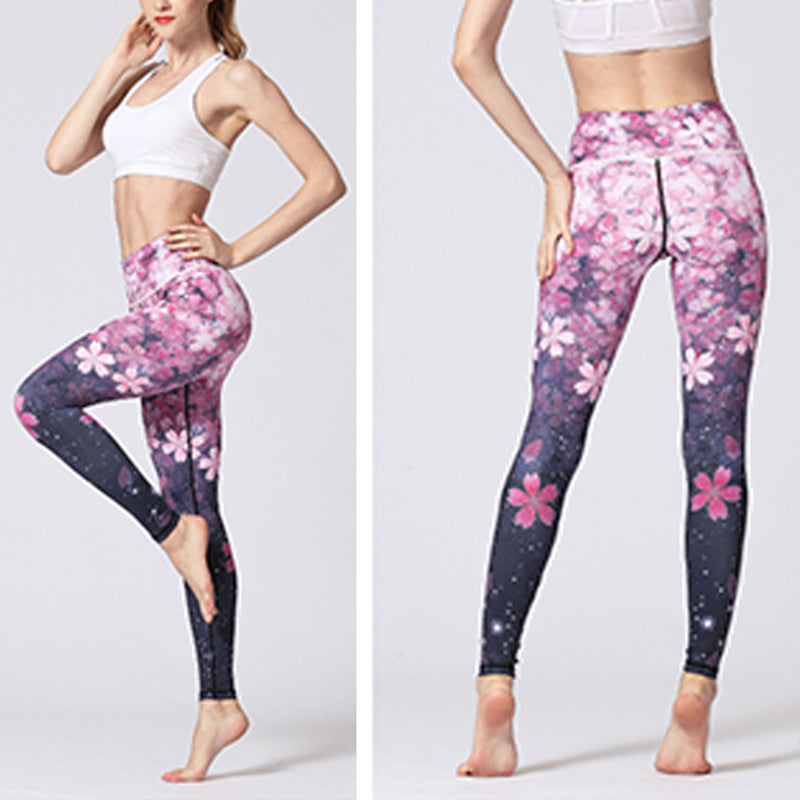Buddha Stones Lines Weeds Sakura Flowers Black Tree Pantalones Deportes Fitness Yoga Leggings Pantalones de yoga para mujer - image 26