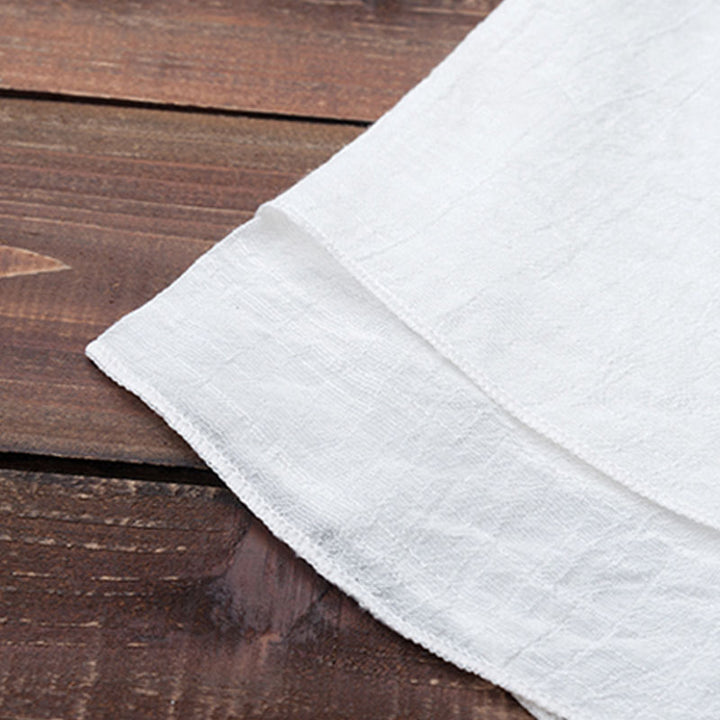 Conjunto de 2 piezas de pantalones blancos con diseño simple de Buddha Stones para meditación, yoga, zen y tai chi para mujer - image 11