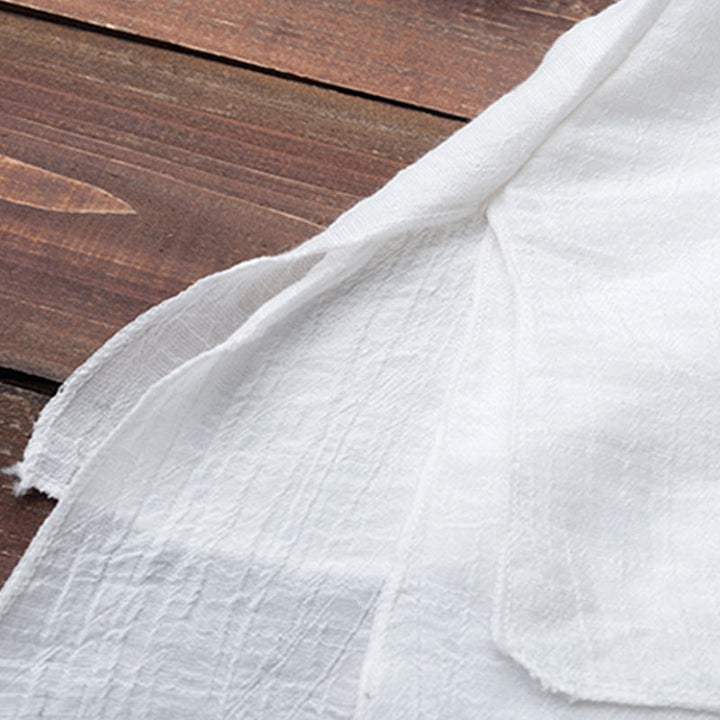 Conjunto de 2 piezas de pantalones blancos con diseño simple de Buddha Stones para meditación, yoga, zen y tai chi para mujer - image 14