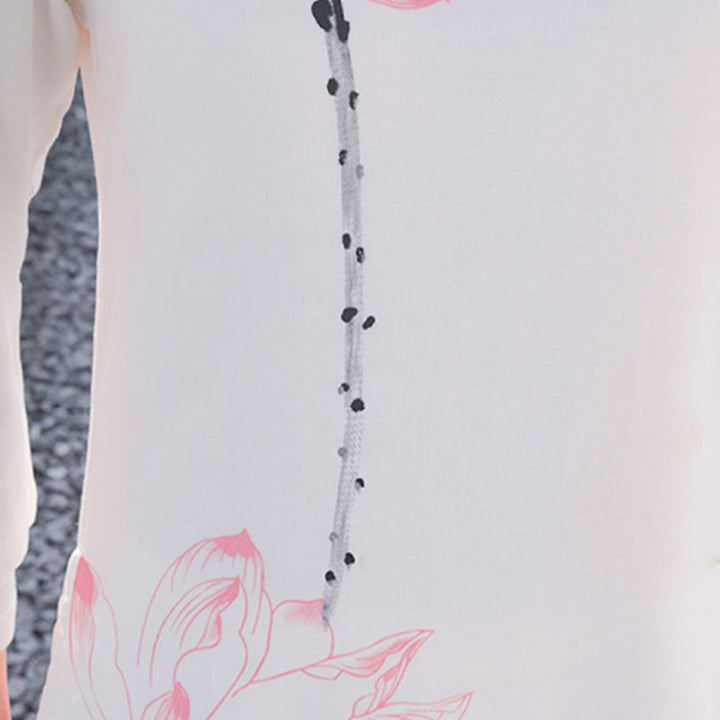 Conjunto de 2 piezas de Buddha Stones con patrón de loto para meditación de Tai Chi, Yoga, ropa de lino y algodón, pantalones superiores - image 18