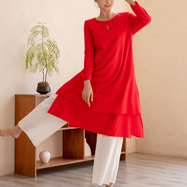 Conjunto de 2 piezas de Buddha Stones, diseño Simple, Tai Chi, meditación, Yoga, ropa, pantalones superiores, conjunto para mujer