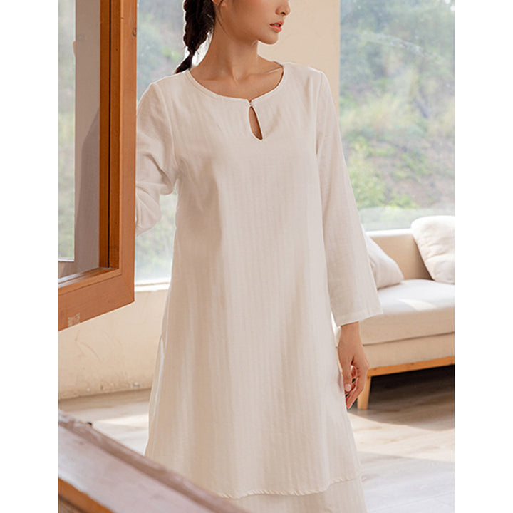 Conjunto de 2 piezas de Buddha Stones, diseño Simple, Tai Chi, meditación, Yoga, ropa, pantalones superiores, conjunto para mujer