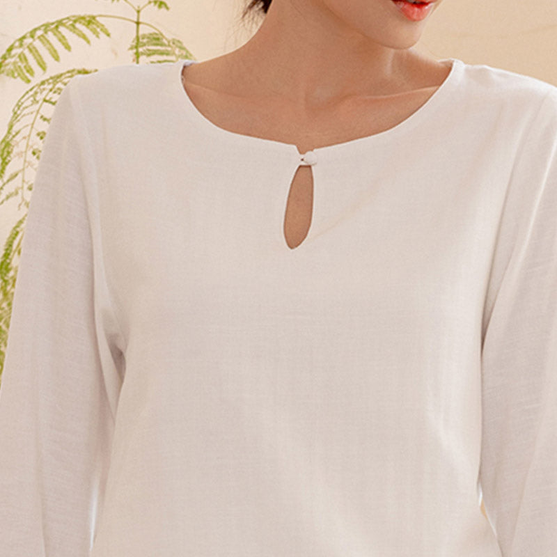 Conjunto de 2 piezas de Buddha Stones, diseño Simple, Tai Chi, meditación, Yoga, ropa, pantalones superiores, conjunto para mujer