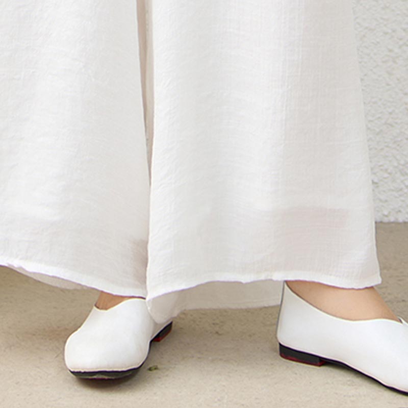 Conjunto de ropa de algodón para mujer, pantalones superiores con diseño de botones de rana china Simple, Buddha Stones , meditación, Yoga, Zen, Tai Chi, 2 uds. - image 15