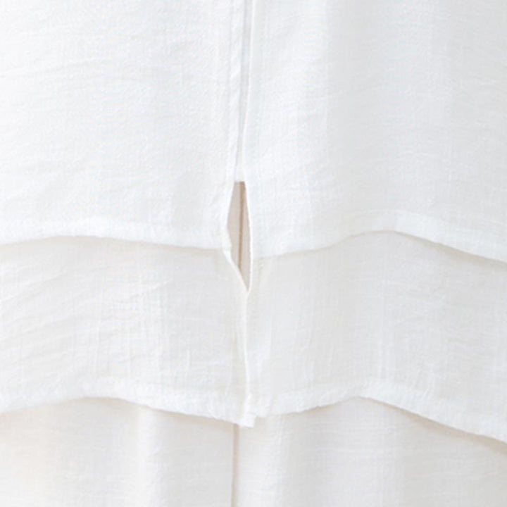 Conjunto de ropa de algodón para mujer, pantalones superiores con diseño de botones de rana china Simple, Buddha Stones , meditación, Yoga, Zen, Tai Chi, 2 uds. - image 13