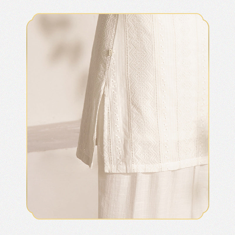 Buddha Stones 2 uds ropa de Yoga de manga larga ropa de meditación Top pantalones conjunto de mujer - image 6