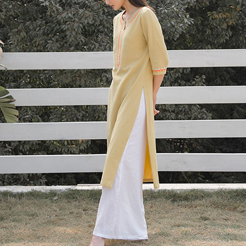 Conjunto de 2 piezas de ropa de Yoga bordada con cuello en V y piedras de Buddha Stones, pantalones superiores de lino y algodón para meditación Zen para mujer - image 18