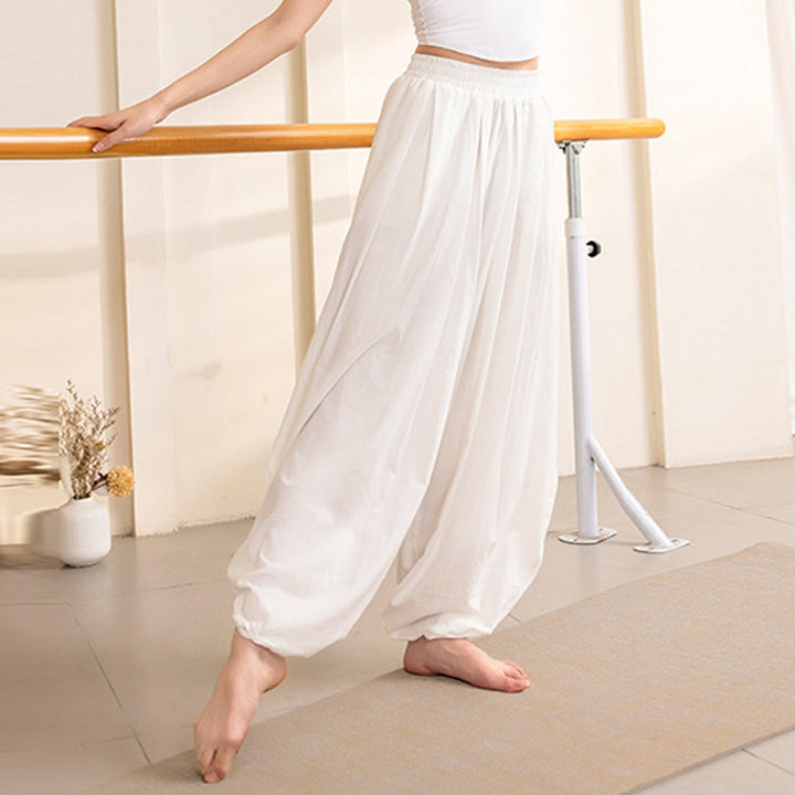 Pantalones de yoga con Buddha Stones, diseño simple, deportivos, fitness, yoga, para mujer - Pantalones blancos - US12，UK/AU16，EU44 (XL) - image 13