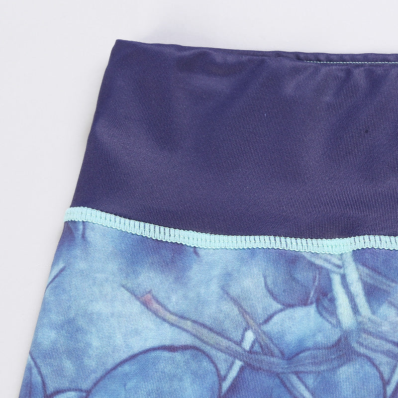 Pantalones de diseño con estampado de flores de loto y Buddha Stones, mallas deportivas para Yoga y Fitness, pantalones de Yoga para mujer - image 14