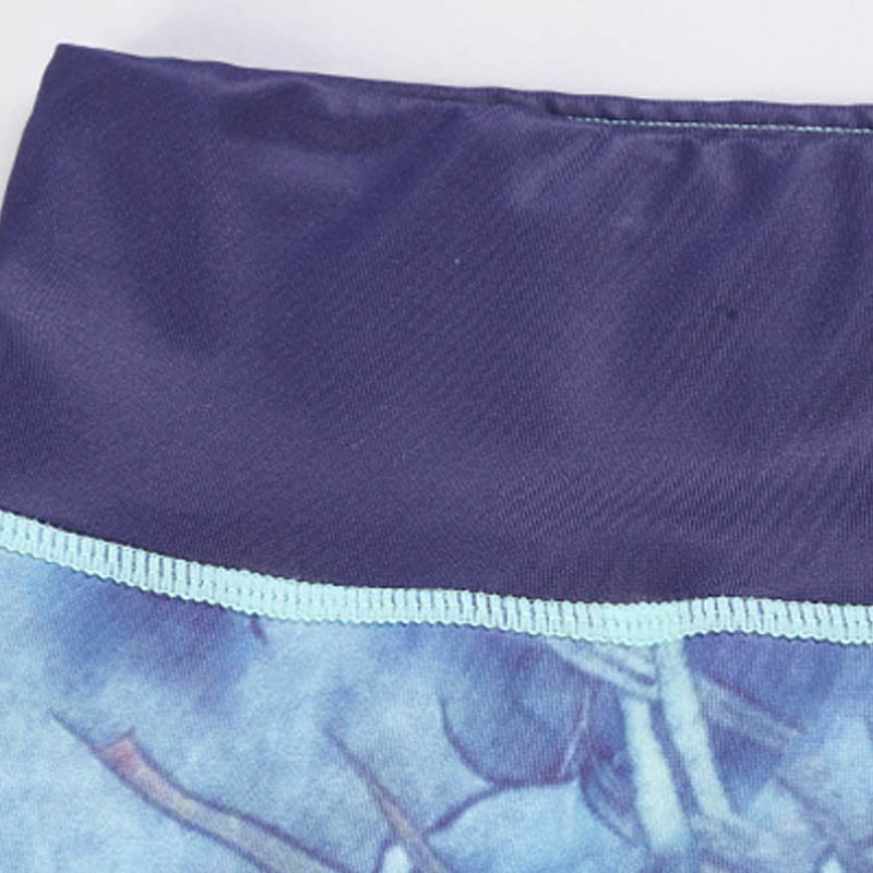 Pantalones deportivos con estampado de flores de loto y Buddha Stones, leggings de yoga para mujer. - image 14