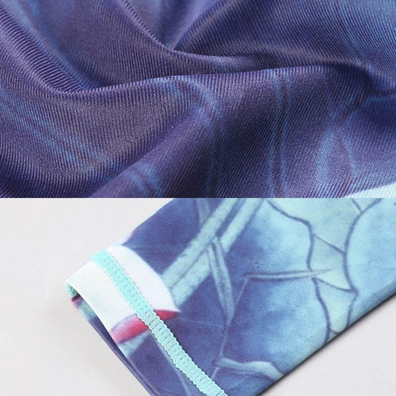 Pantalones de diseño con estampado de flores de loto y Buddha Stones, mallas deportivas para Yoga y Fitness, pantalones de Yoga para mujer - image 17