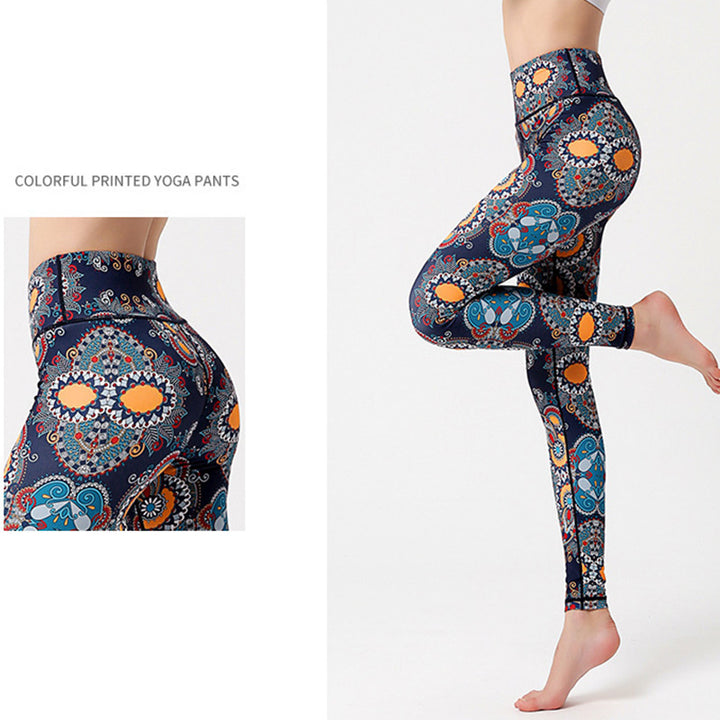 Pantalones con estampado de Buddha Stones deportivas para Fitness, Yoga, danza, pantalones de Yoga para mujer - image 3