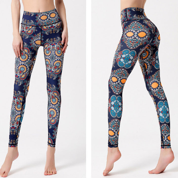 Pantalones con estampado de Buddha Stones deportivas para Fitness, Yoga, danza, pantalones de Yoga para mujer - image 1