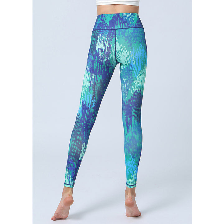 Pantalones con estampado de Buddha Stones, mallas deportivas de cintura alta para Yoga, pantalones de Yoga para mujer - image 9