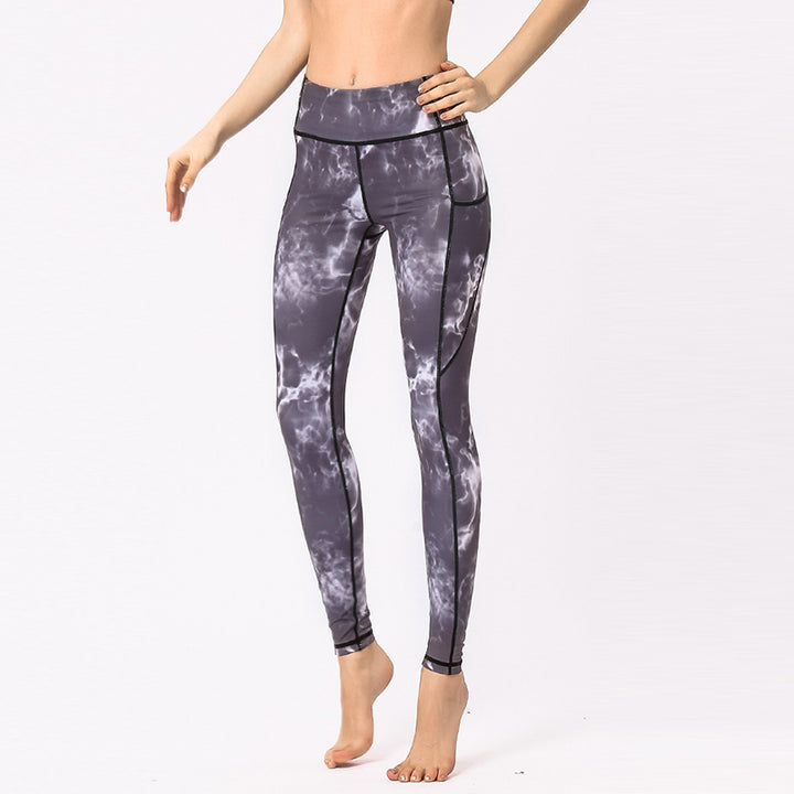 Pantalones con estampado colorido de Buddha Stones, mallas deportivas para ejercicio, pantalones de Yoga para mujer - image 9