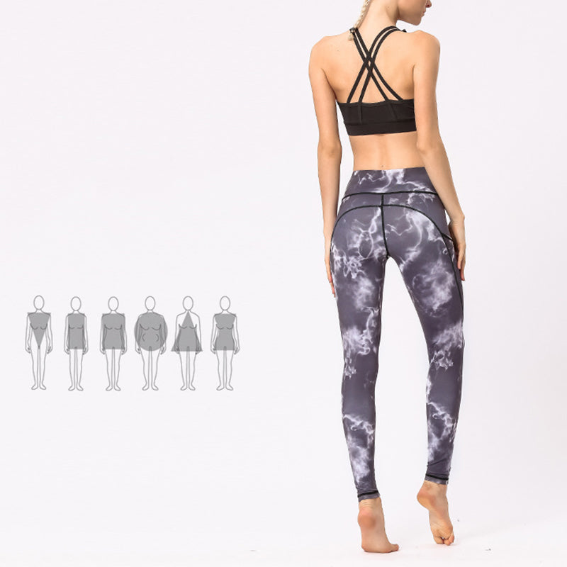 Pantalones con estampado colorido de Buddha Stones, mallas deportivas para ejercicio, pantalones de Yoga para mujer - image 10