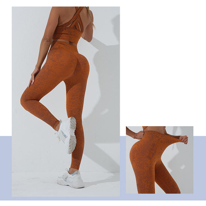 Buddha Stones 2 piezas sin costuras fitness crop tank top pantalones deportes gimnasio trajes mujeres yoga conjuntos