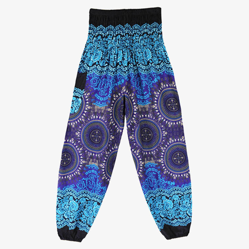 Buddha Stones Boho Pantalones Harem Sueltos Pantalones de Yoga para Mujer - image 16