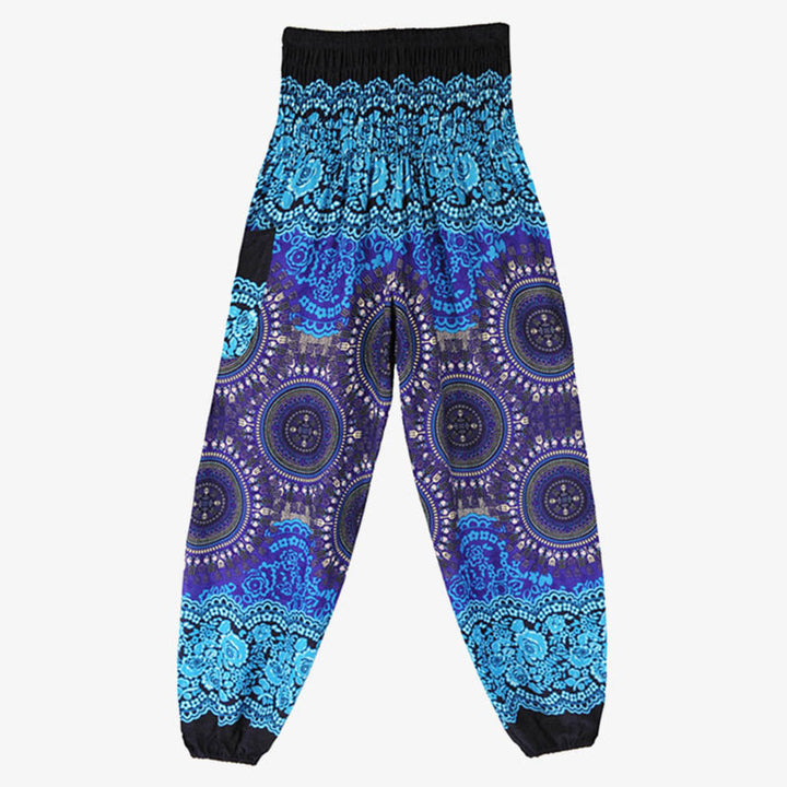 Buddha Stones Boho Pantalones Harem Sueltos Pantalones de Yoga para Mujer - image 16