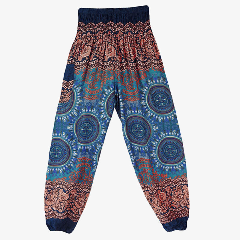 Buddha Stones Boho Pantalones Harem Sueltos Pantalones de Yoga para Mujer - image 33