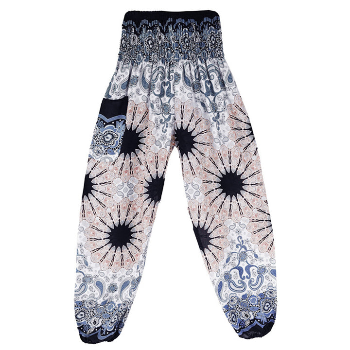Pantalones de yoga para mujer con estampado geométrico de mandala y piedras de Buddha Stones - image 4