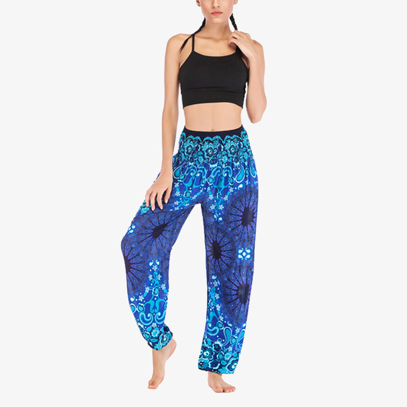 Pantalones de yoga para mujer con estampado geométrico de mandala y piedras de Buddha Stones - image 17