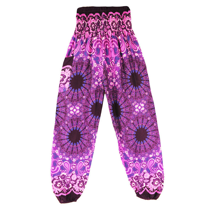Pantalones de yoga para mujer con estampado geométrico de mandala y piedras de Buddha Stones - image 41