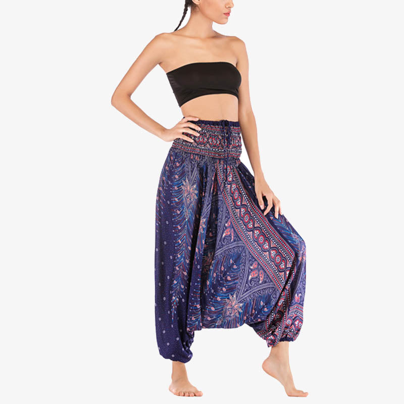 Mono de yoga para mujer con estampado geométrico de plumas y dos estilos de Buddha Stones - image 37