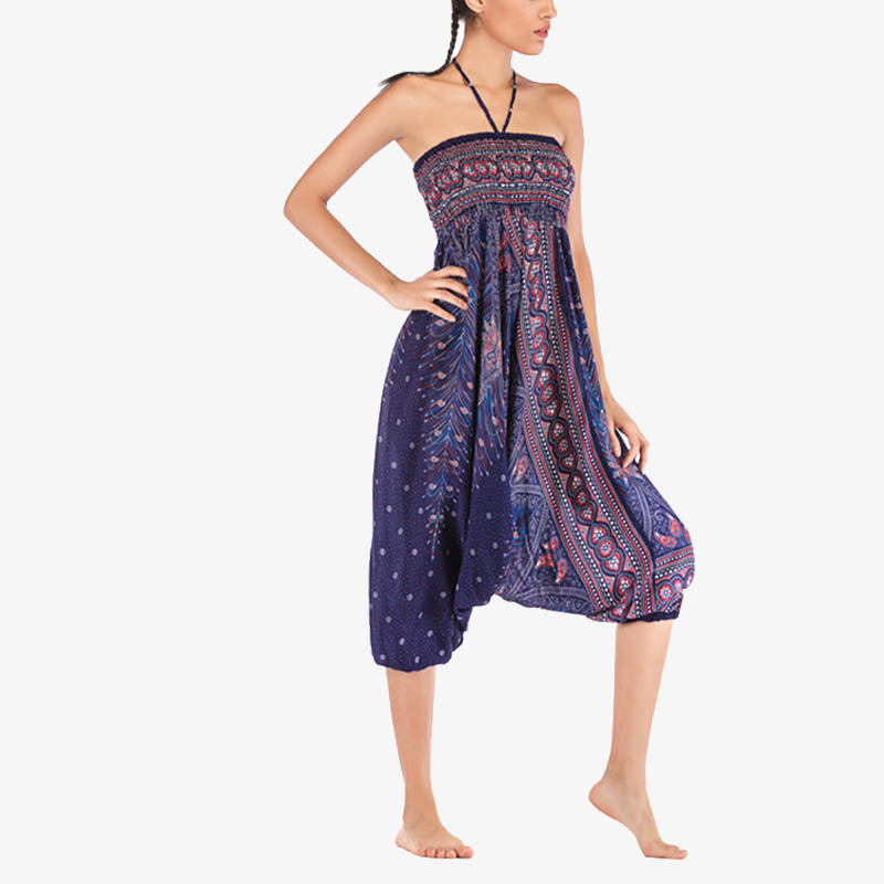 Mono de yoga para mujer con estampado geométrico de plumas y dos estilos de Buddha Stones - image 44