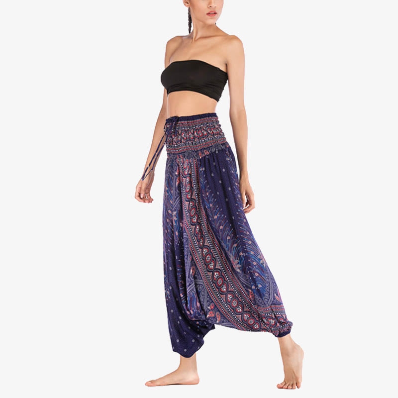 Mono de yoga para mujer con estampado geométrico de plumas y dos estilos de Buddha Stones - image 41