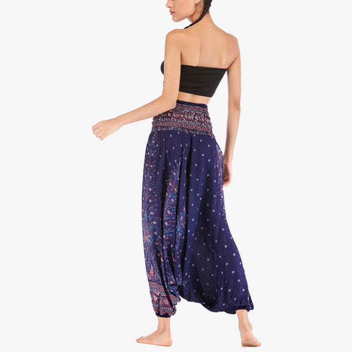 Mono de yoga para mujer con estampado geométrico de plumas y dos estilos de Buddha Stones - image 40