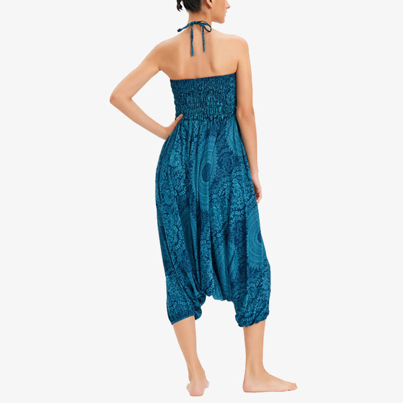 Buddha Stones de dos estilos Redondo Geométrico Suelto Casual Harem Pantalones Mono Pantalones de yoga para mujer - image 8