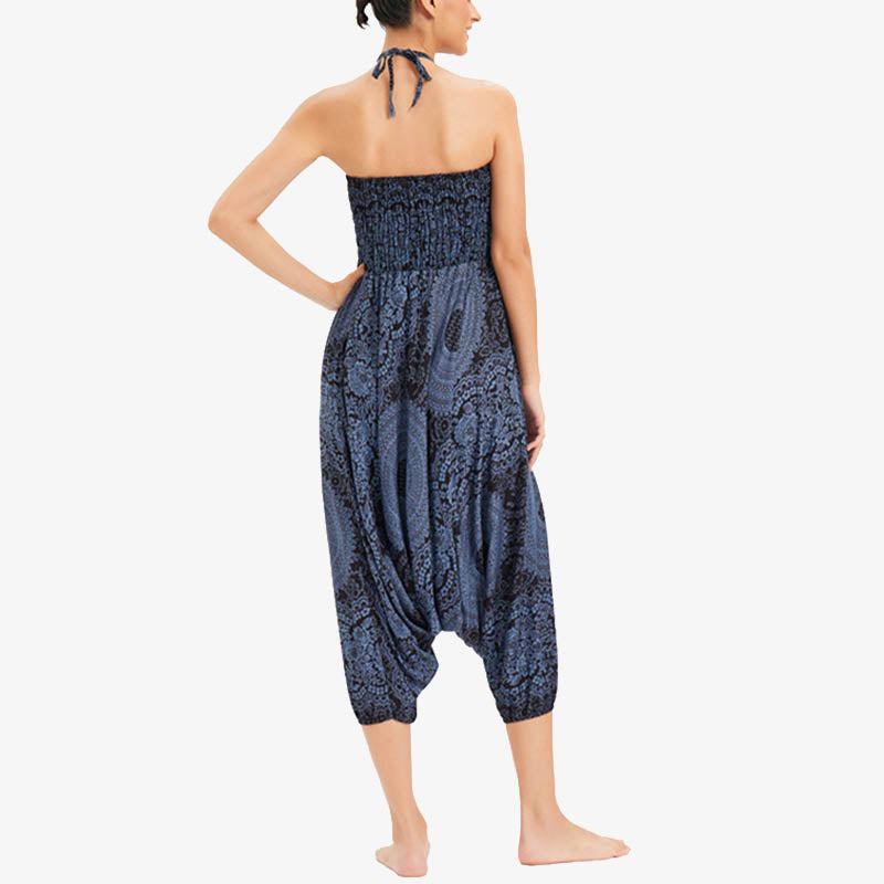 Buddha Stones de dos estilos Redondo Geométrico Suelto Casual Harem Pantalones Mono Pantalones de yoga para mujer - image 22