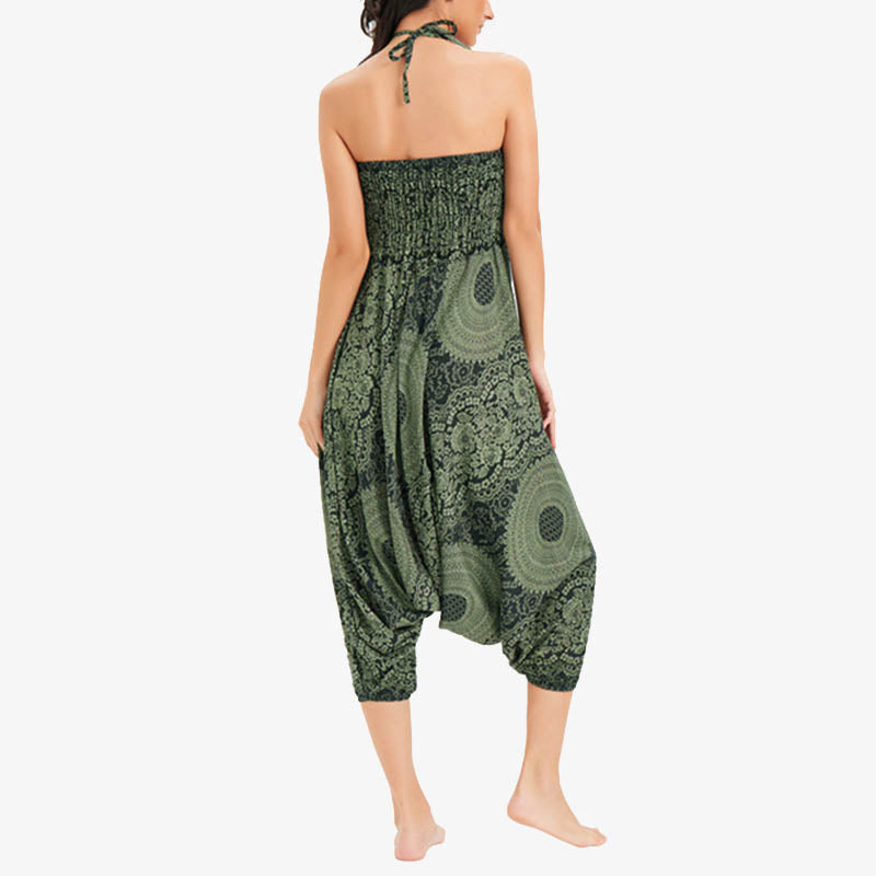 Buddha Stones de dos estilos Redondo Geométrico Suelto Casual Harem Pantalones Mono Pantalones de yoga para mujer - image 29