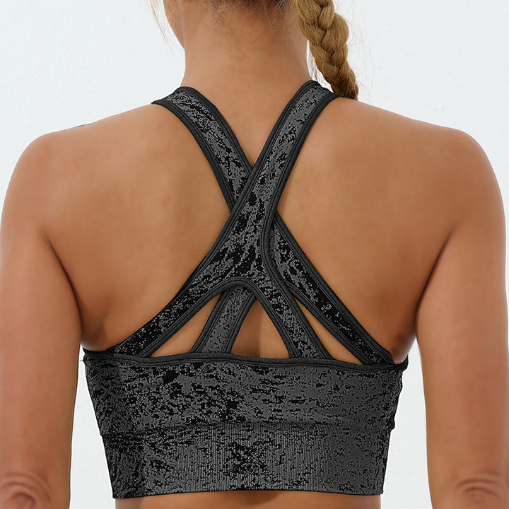 Buddha Stones Sin Costuras Fitness Crop Tank Top Cintura Alta Polainas Pantalones Deportes Gimnasio Yoga Trajes