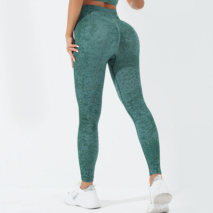 Buddha Stones Sin Costuras Fitness Crop Tank Top Cintura Alta Polainas Pantalones Deportes Gimnasio Yoga Trajes