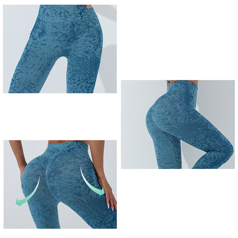 Buddha Stones Sin Costuras Fitness Crop Tank Top Cintura Alta Polainas Pantalones Deportes Gimnasio Yoga Trajes