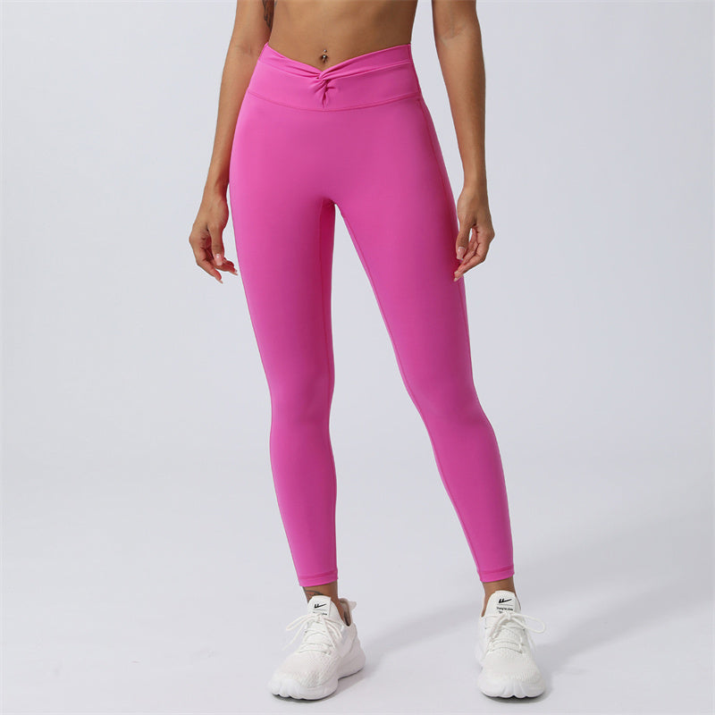Buddha Stones Mujeres Entrenamiento Manga Larga Entrecruzada Sin Espalda Top Tee Leggings Deportes Fitness Yoga Traje - Pantalones - Rosa - US8-10, UK/AU12-14, EU40-42 (XL) - image 38