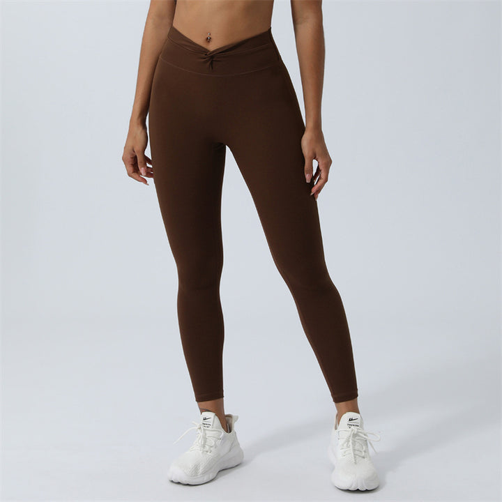 Buddha Stones Mujeres Entrenamiento Manga Larga Entrecruzada Sin Espalda Top Tee Leggings Deportes Fitness Yoga Traje