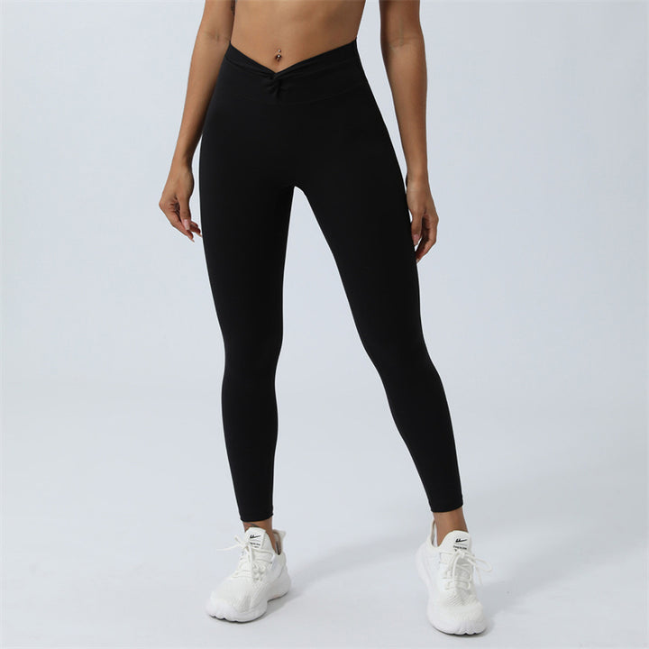 Buddha Stones Mujeres Entrenamiento Manga Larga Entrecruzada Sin Espalda Top Tee Leggings Deportes Fitness Yoga Traje - Pantalones - Negro - US8-10, UK/AU12-14, EU40-42 (XL) - image 45