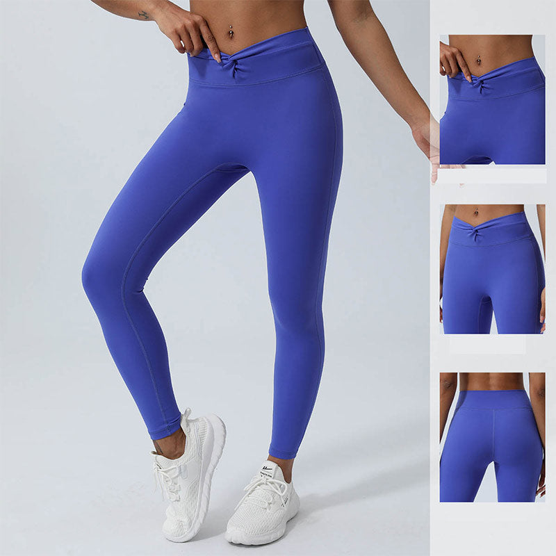 Buddha Stones Mujeres Entrenamiento Manga Larga Entrecruzada Sin Espalda Top Tee Leggings Deportes Fitness Yoga Traje